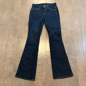 7 For All Mankind Jeans Size 26 Dark‎ Wash Tailorless A Pocket Flare